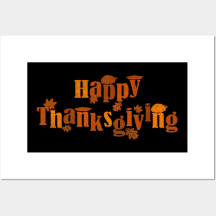 Happy thanksgiving Posters and Art